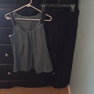 Maternity/nursing pajama set with robe